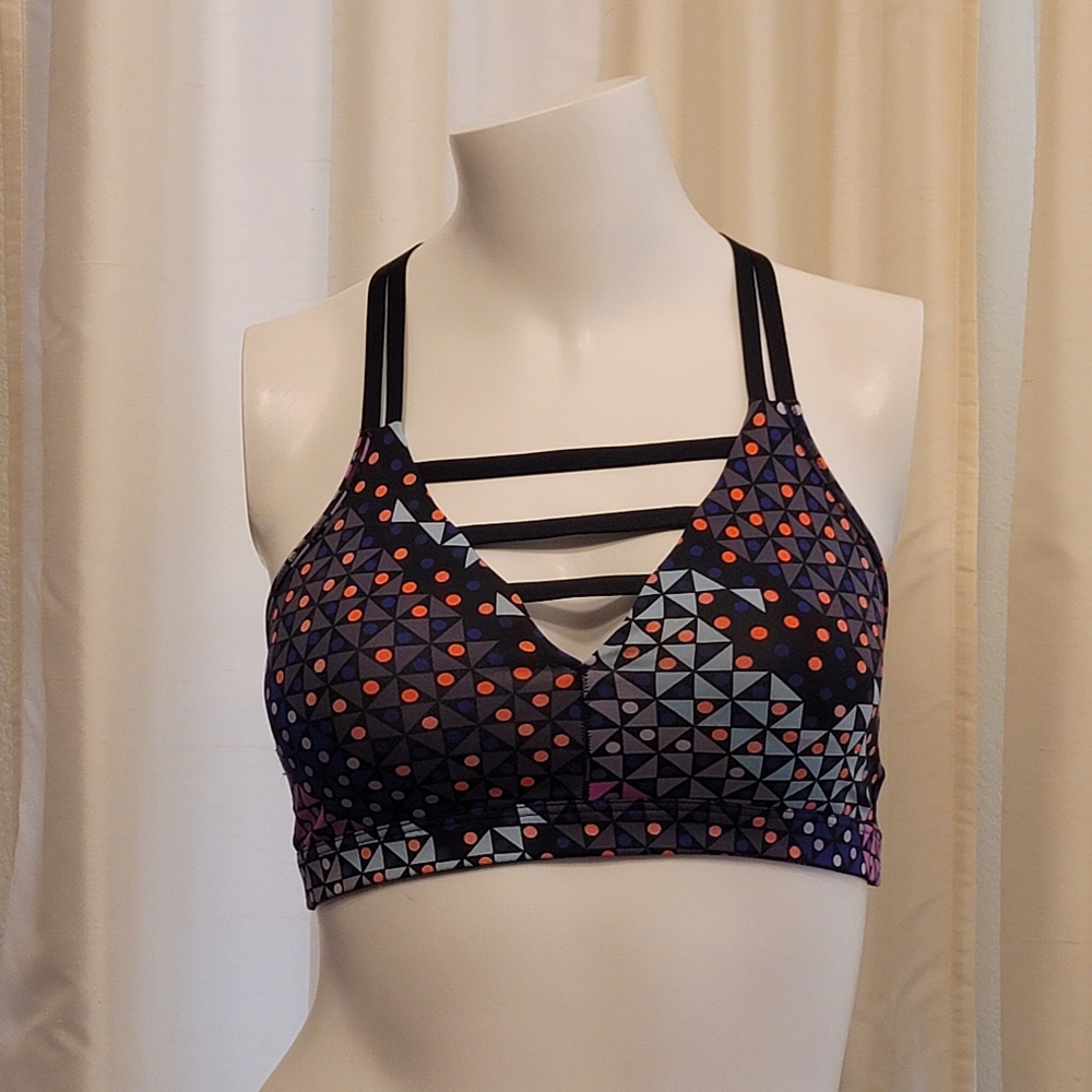 VSX Multicolor Geometric Sports Bra
